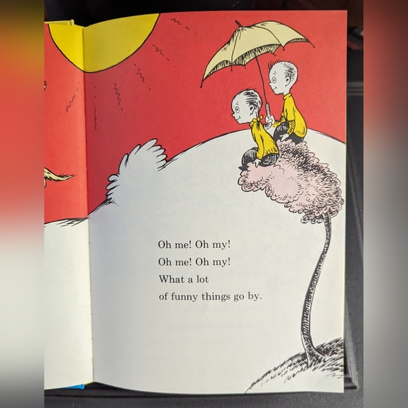 Dr Seuss 1960 One Fish Two Fish Red Fish Blue Fish Hardcover Book - Picture 12 of 14